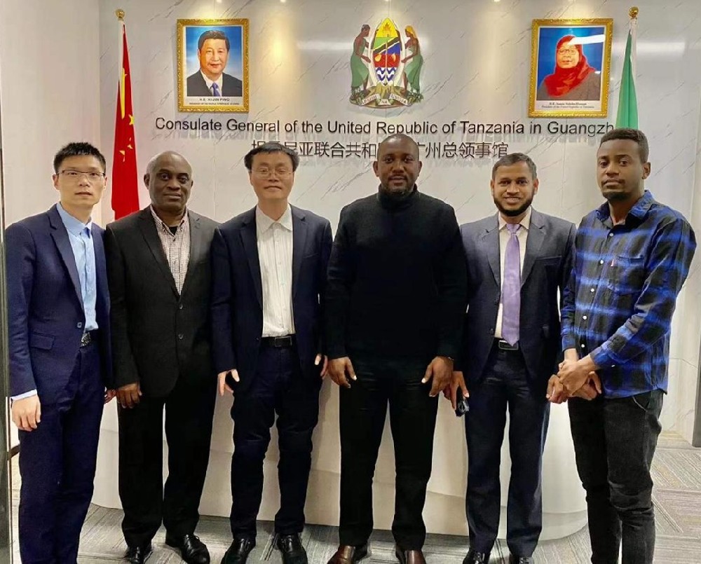 Shiyan Yinpengxing Electronic Technology Co., Ltd. visited the Consulate General of Tanzania in Guangzhou