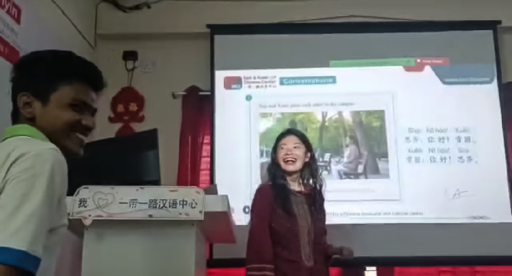 十堰银鹏兴电子科技有限公司与孟加拉国一带一路汉语中心共同签署合作建设国际汉语及职业技术培训班协议